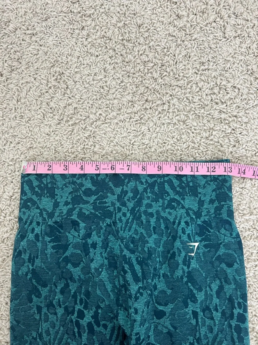 Gymshark Adapt Animal Seamless Leggings Butterfly Teal